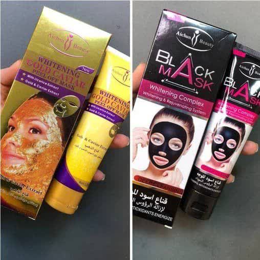 ماسک زغال وماسک طلا